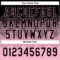 Custom Black Light Pink 3D Gradient Square Shape Two-Button Unisex Softball Jersey