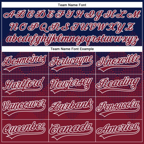 Custom Navy Crimson-White 3D Gradient Square Shape Two-Button Unisex Softball Jersey