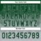 Custom Green Gray 3D Gradient Square Shape Two-Button Unisex Softball Jersey
