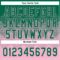 Custom Kelly Green Light Pink 3D Gradient Square Shape Two-Button Unisex Softball Jersey