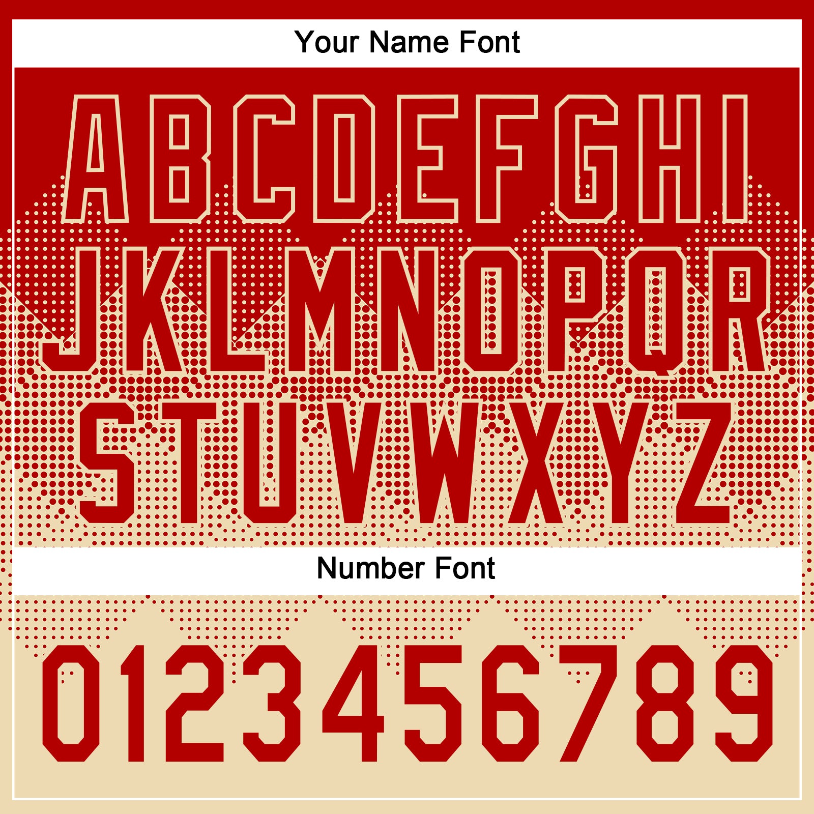 Custom Red Cream 3D Gradient Square Shape Two-Button Unisex Softball Jersey