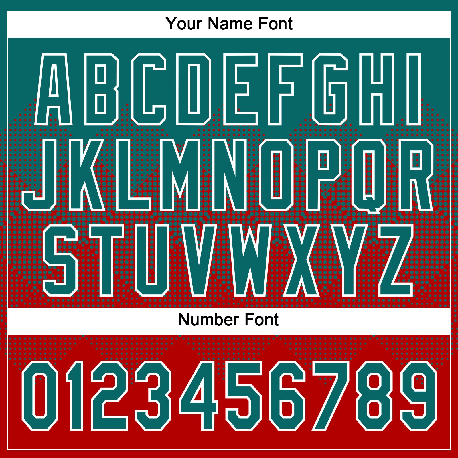 Custom Teal Red-White 3D Gradient Square Shape Two-Button Unisex Softball Jersey