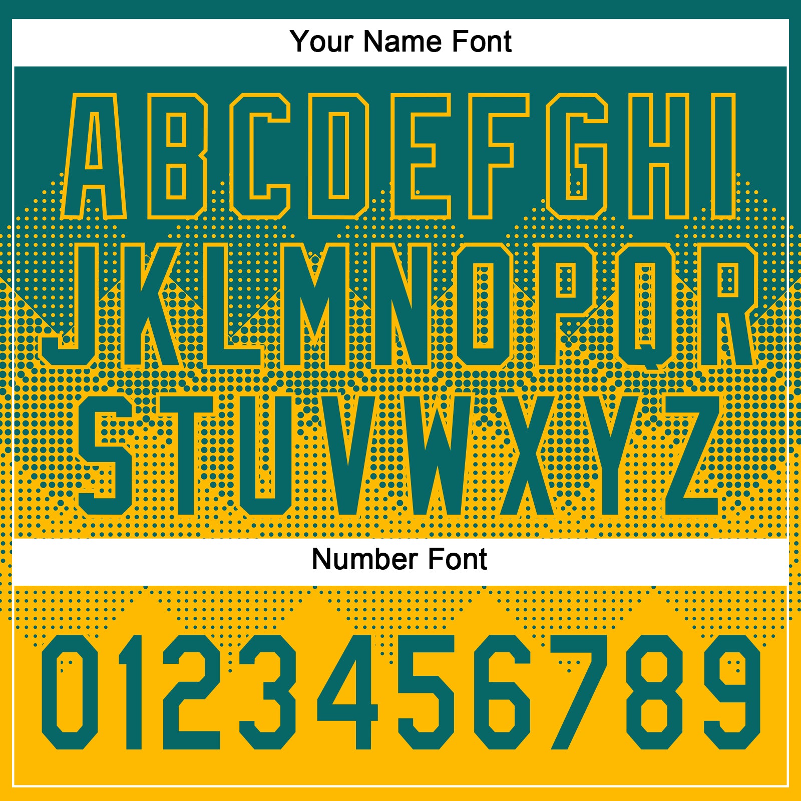 Custom Teal Gold 3D Gradient Square Shape Two-Button Unisex Softball Jersey