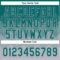 Custom Teal Gray 3D Gradient Square Shape Two-Button Unisex Softball Jersey