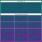 Custom Teal Purple 3D Gradient Square Shape Two-Button Unisex Softball Jersey