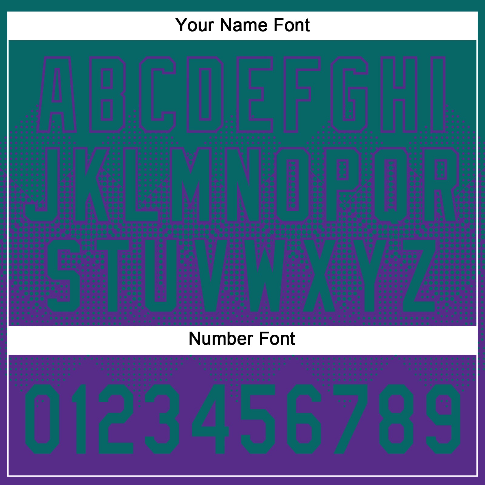 Custom Teal Purple 3D Gradient Square Shape Two-Button Unisex Softball Jersey