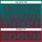 Custom Teal Crimson 3D Gradient Square Shape Two-Button Unisex Softball Jersey