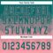 Custom Teal Medium Pink 3D Gradient Square Shape Two-Button Unisex Softball Jersey