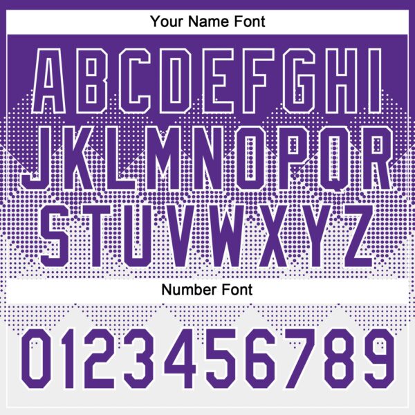 Custom Purple White 3D Gradient Square Shape Two-Button Unisex Softball Jersey