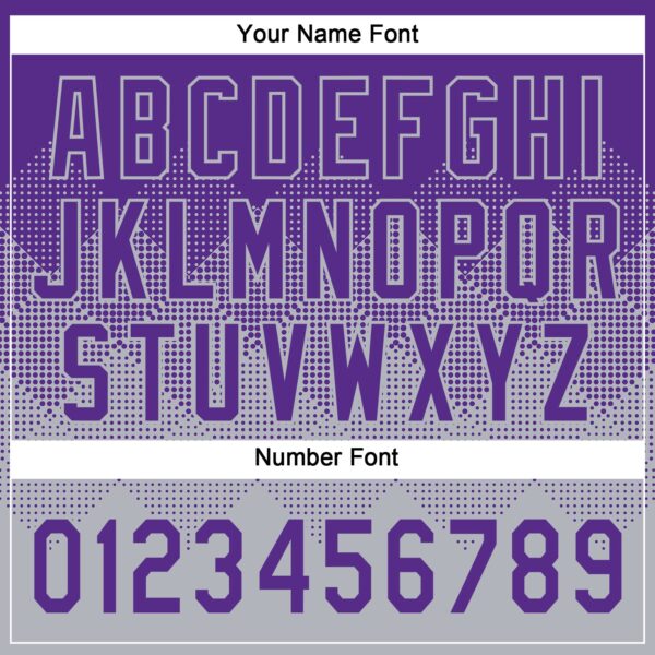 Custom Purple Gray 3D Gradient Square Shape Two-Button Unisex Softball Jersey