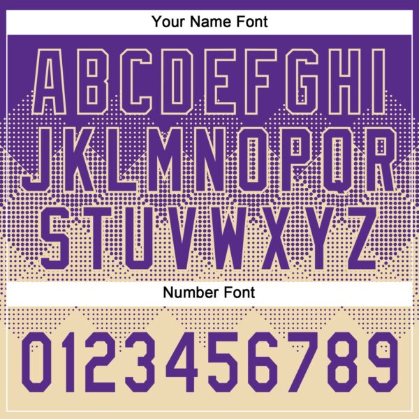 Custom Purple Cream 3D Gradient Square Shape Two-Button Unisex Softball Jersey