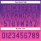 Custom Purple Pink 3D Gradient Square Shape Two-Button Unisex Softball Jersey