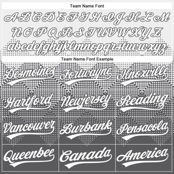 Custom White Steel Gray 3D Gradient Square Shape Two-Button Unisex Softball Jersey