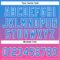 Custom Electric Blue Pink-White 3D Gradient Square Shape Two-Button Unisex Softball Jersey