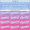 Custom Light Blue Pink-White 3D Gradient Square Shape Two-Button Unisex Softball Jersey