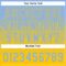 Custom Light Blue Yellow 3D Gradient Square Shape Two-Button Unisex Softball Jersey