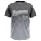 Custom Steel Gray Gray-White 3D Gradient Square Shape Two-Button Unisex Softball Jersey