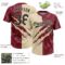 Custom Graffiti Pattern Black Crimson-Cream 3D Scratch Two-Button Unisex Softball Jersey