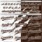 Custom Graffiti Pattern Brown-White 3D Scratch Two-Button Unisex Softball Jersey