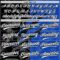 Custom Graffiti Pattern White Thunder Blue-Black 3D Scratch Two-Button Unisex Softball Jersey