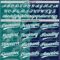 Custom Graffiti Pattern White Navy-Teal 3D Scratch Two-Button Unisex Softball Jersey