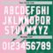 Custom Graffiti Pattern White Kelly Green-Light Pink 3D Scratch Two-Button Unisex Softball Jersey