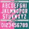Custom Graffiti Pattern White Teal-Pink 3D Scratch Two-Button Unisex Softball Jersey