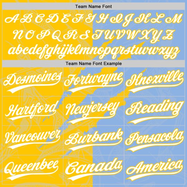 Custom Graffiti Pattern White Light Blue-Yellow 3D Scratch Two-Button Unisex Softball Jersey