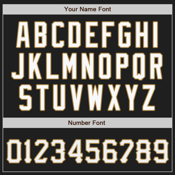 Custom Black White-Orange Authentic Split Fashion Baseball Jersey