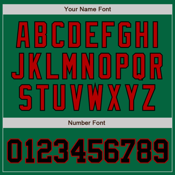 Custom Kelly Green Black-Yellow Authentic Split Fashion Baseball Jersey