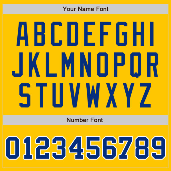 Custom Yellow Royal Gray-White Authentic Split Fashion Baseball Jersey