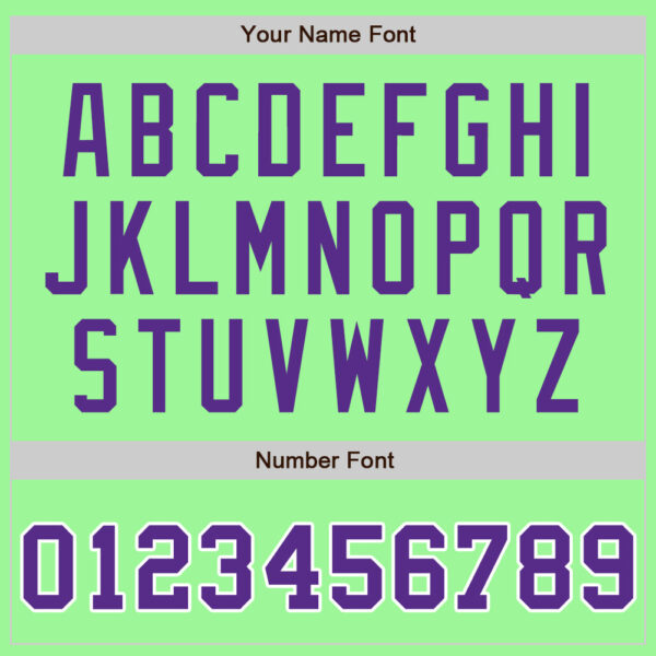 Custom Pea Green Purple-White Authentic Split Fashion Baseball Jersey