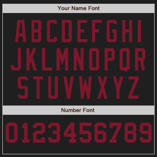 Custom Black Cream-Crimson Pinstripe Authentic Split Fashion Baseball Jersey