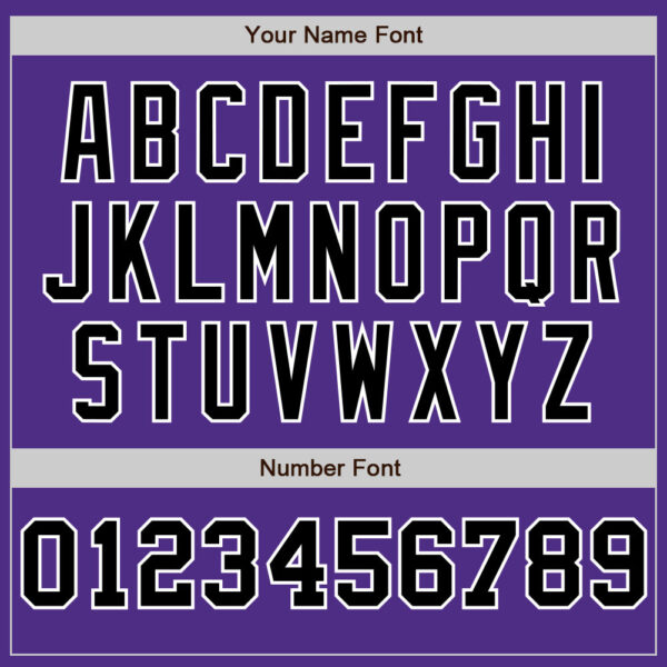 Custom Purple White-Black Pinstripe Authentic Split Fashion Baseball Jersey