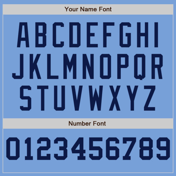 Custom Light Blue White-Navy Pinstripe Authentic Split Fashion Baseball Jersey