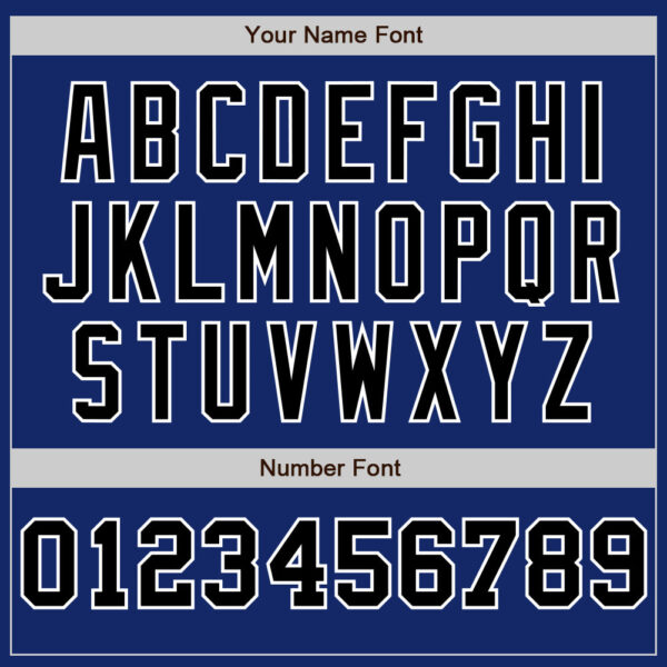 Custom Royal White-Black Pinstripe Authentic Split Fashion Baseball Jersey