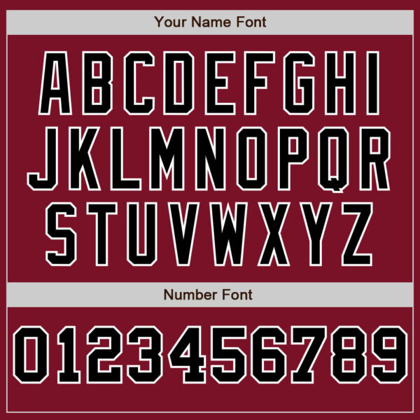 Custom Crimson White-Black Pinstripe Authentic Split Fashion Baseball Jersey