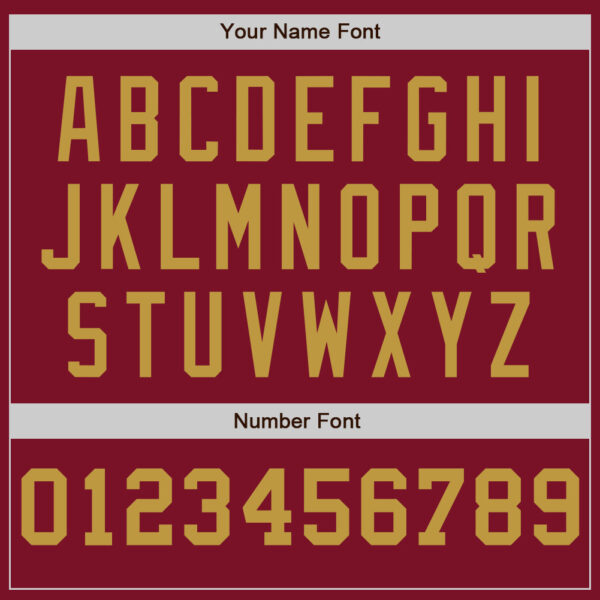 Custom Crimson White-Old Gold Pinstripe Authentic Split Fashion Baseball Jersey