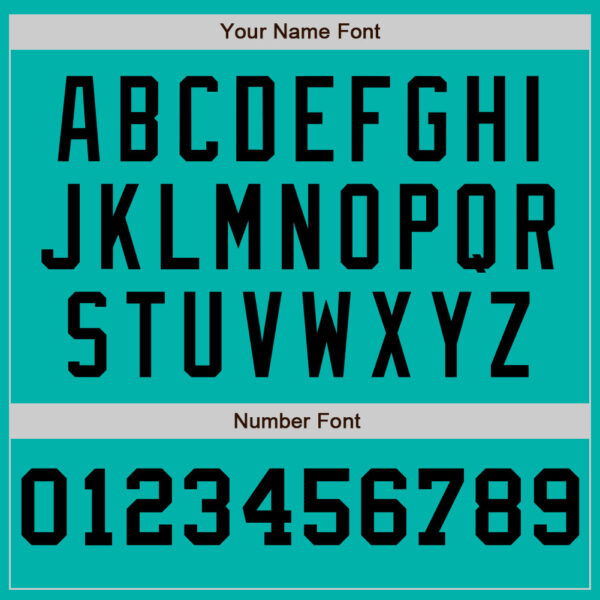 Custom Aqua White-Black Pinstripe Authentic Split Fashion Baseball Jersey