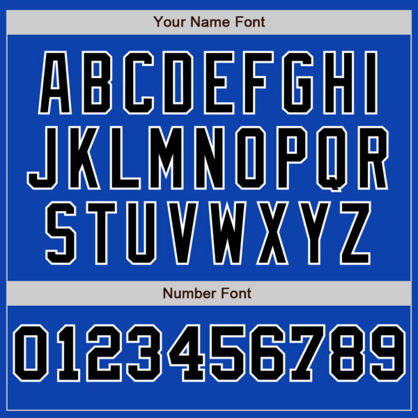 Custom Thunder Blue White-Black Pinstripe Authentic Split Fashion Baseball Jersey