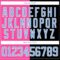 Custom Black Light Blue Pink-White Split Fashion Hockey Lace Neck Jersey