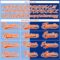 Custom Royal Orange Light Blue-White Split Fashion Hockey Lace Neck Jersey