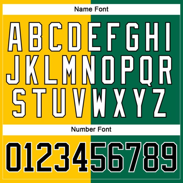 Custom Kelly Green Black Yellow-White Split Fashion Hockey Lace Neck Jersey