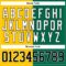 Custom Kelly Green Black Yellow-White Split Fashion Hockey Lace Neck Jersey