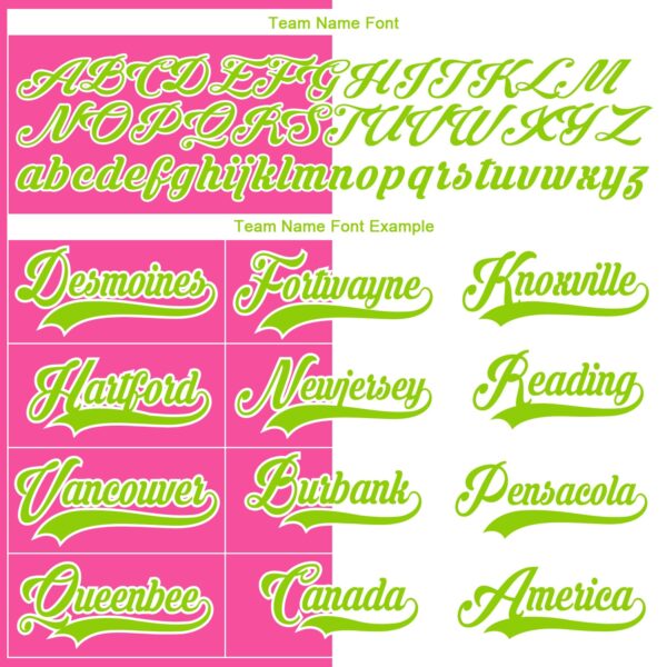 Custom White Neon Green-Pink Split Fashion Hockey Lace Neck Jersey