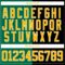 Custom Black Gold Kelly Green-White Split Fashion Hockey Lace Neck Jersey