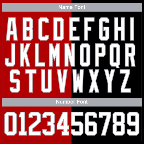 Custom Black White Red-Gray Split Fashion Hockey Lace Neck Jersey