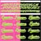 Custom Black Neon Green Pink-White Split Fashion Hockey Lace Neck Jersey