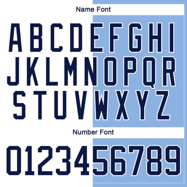 Custom Light Blue Navy-White Split Fashion Hockey Lace Neck Jersey