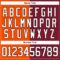 Custom Crimson White Orange-Black Split Fashion Hockey Lace Neck Jersey